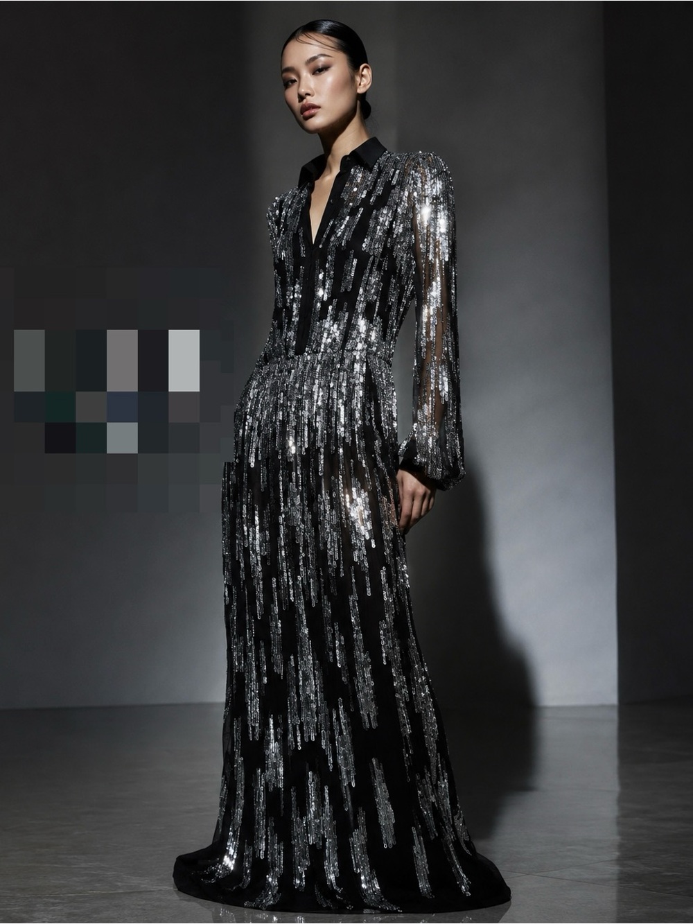 Black Sequin Maxi Dress with Embellishment
Brand OO LA LA
BRAND NEW W TAG